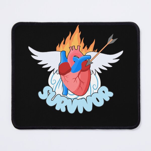 Item preview, Scad Survivor / Takotsubo Survivior (Heart Disease) designed and sold by iX-Physio.