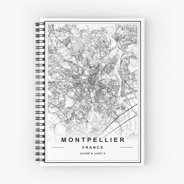Item preview, Montpellier City Map designed and sold by SHAMPAIN-ART-CO.