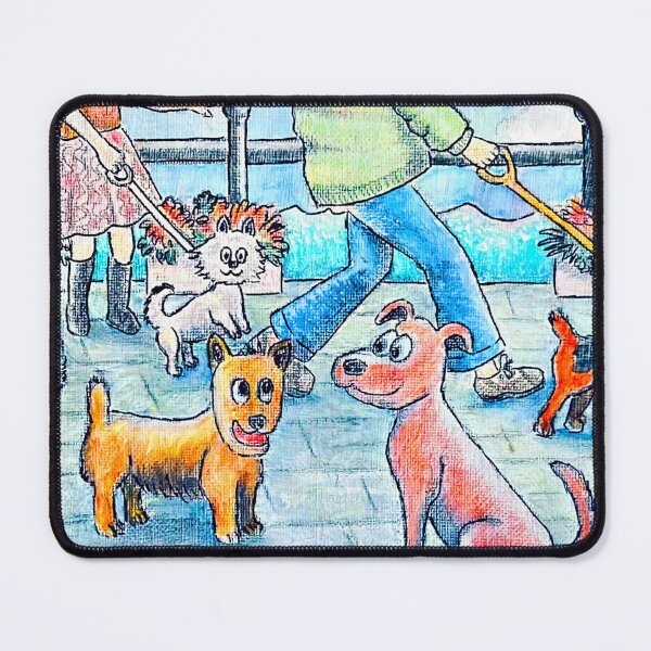 Item preview, Dogs Chatting on the Promenade, Cobh designed and sold by TikabooTales.