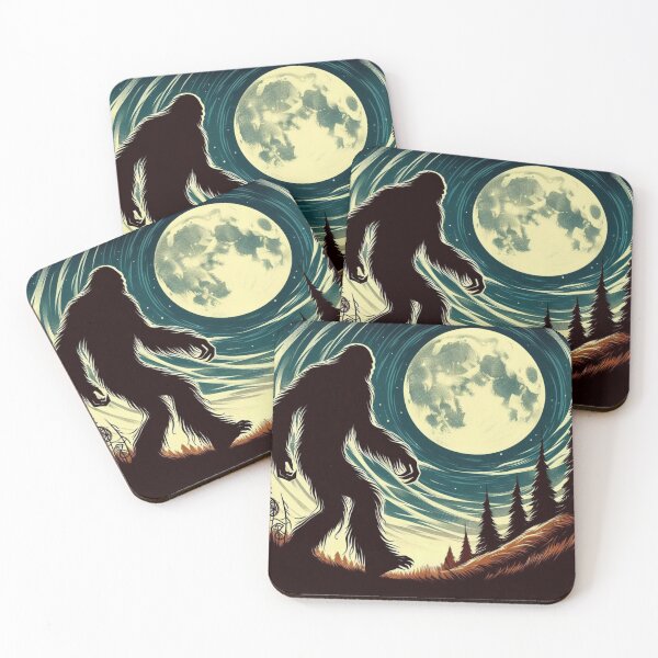 Item preview, Sasquatch Moonlit Stroll designed and sold by SpicyGingerTees.