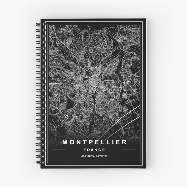 Item preview, Montpellier City Map designed and sold by SHAMPAIN-ART-CO.