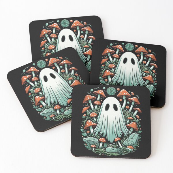 Item preview, Dark Cottagecore Ghost and Mushrooms designed and sold by SpicyGingerTees.