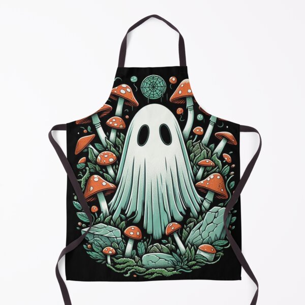 Item preview, Dark Cottagecore Ghost and Mushrooms designed and sold by SpicyGingerTees.