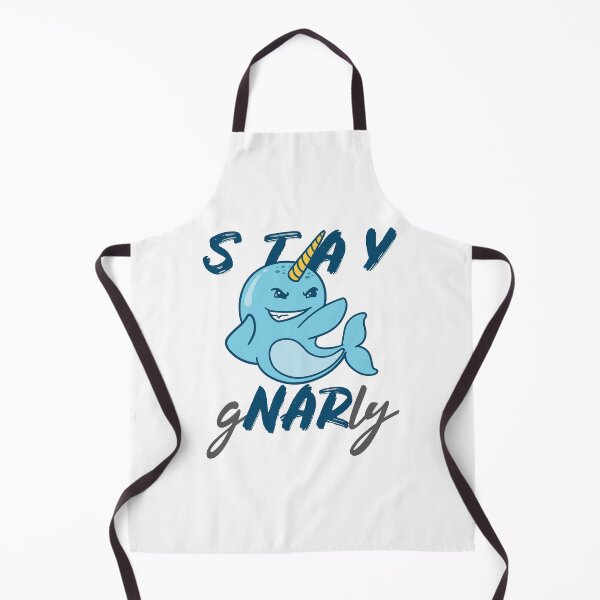 Item preview, Stay Gnarly Narwhal Surfer Quote designed and sold by jaygo.