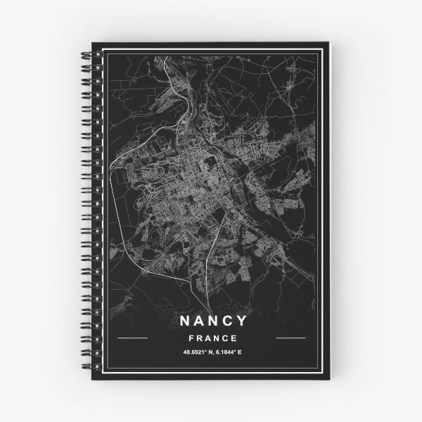 Item preview, Nancy City Map designed and sold by SHAMPAIN-ART-CO.