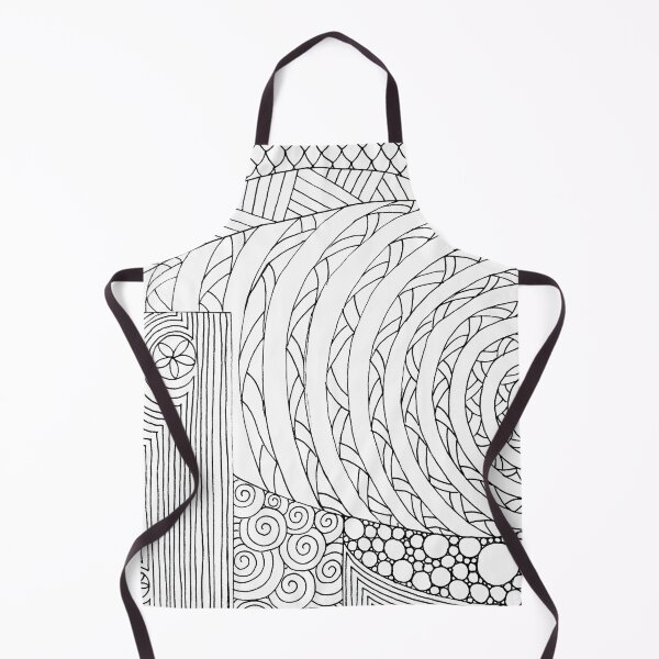 Item preview, Fine Liner Pattern Chaos Drawing II designed and sold by lynnbowersart.