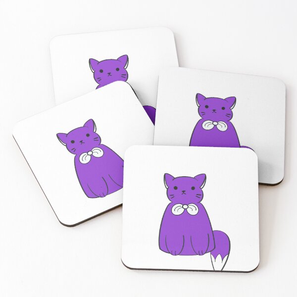 Item preview, Purple kitten with a bow designed and sold by YarkaYa.