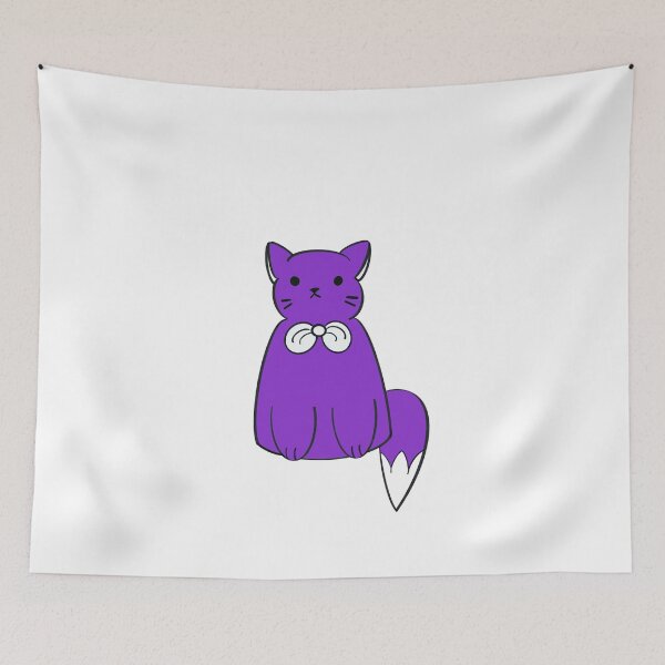 Item preview, Purple kitten with a bow designed and sold by YarkaYa.