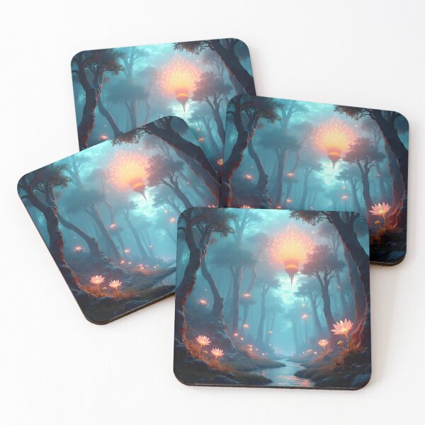Item preview, Mind-Bending Forest of Shimmering Trees designed and sold by koreatvtea.