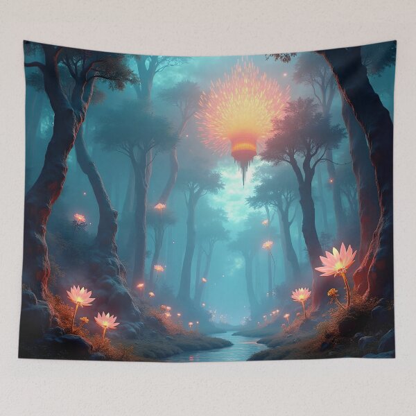 Item preview, Mind-Bending Forest of Shimmering Trees designed and sold by koreatvtea.