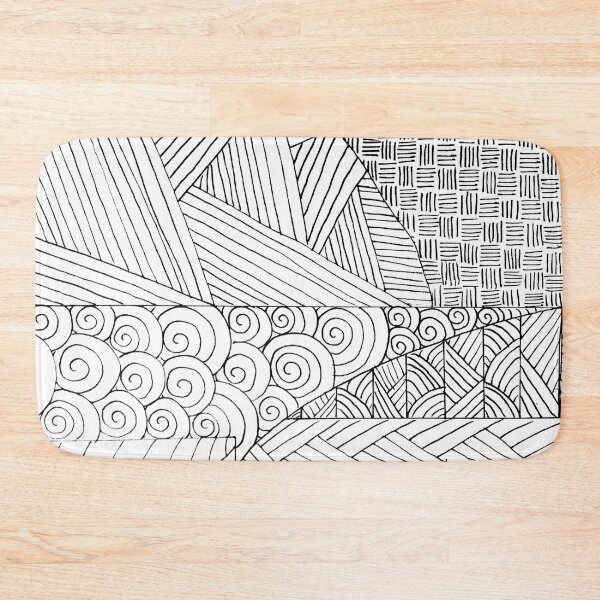 Item preview, Fine Liner Pattern Chaos Drawing I designed and sold by lynnbowersart.