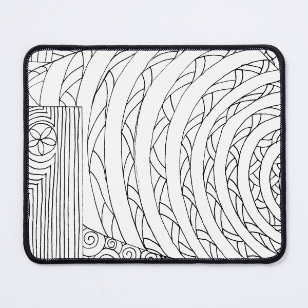 Item preview, Fine Liner Pattern Chaos Drawing II designed and sold by lynnbowersart.