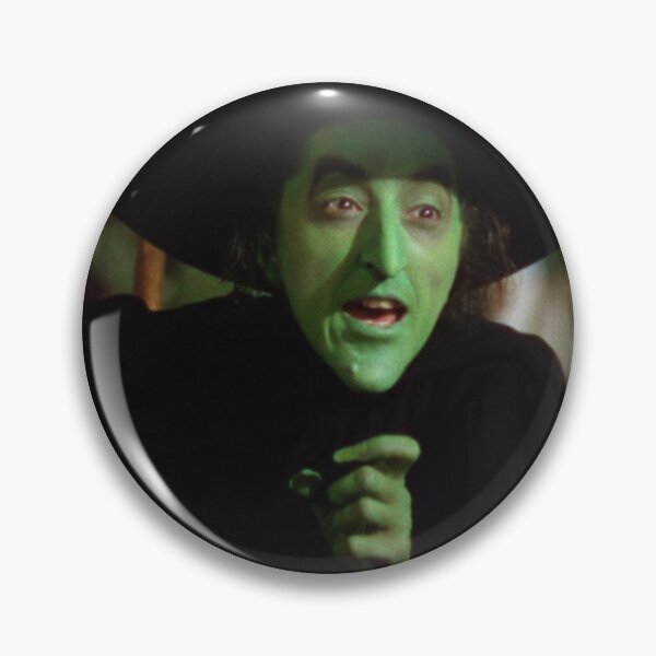 Item preview, witch colorized shot close up wizard witch oz  designed and sold by mystic lady vintage art and fashion designs.
