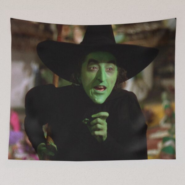 Item preview, witch colorized shot close up wizard witch oz  designed and sold by mystic lady vintage art and fashion designs.