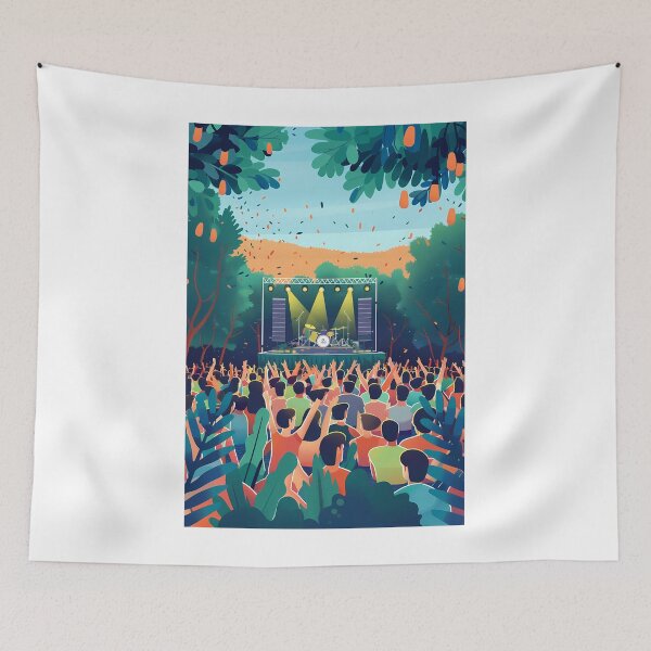 Item preview, Music Madness: The World of Festivals designed and sold by MidArtForge.