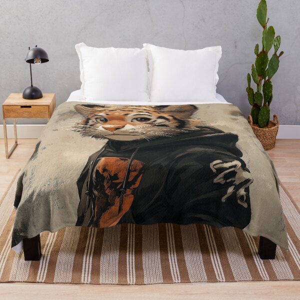 Item preview, Teenager Tiger boy illustration designed and sold by DariyaDell.