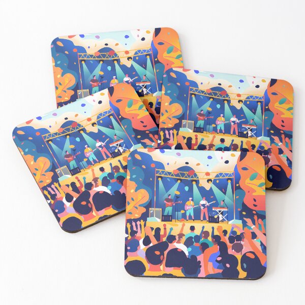 Item preview, Music Madness: The World of Festivals designed and sold by MidArtForge.