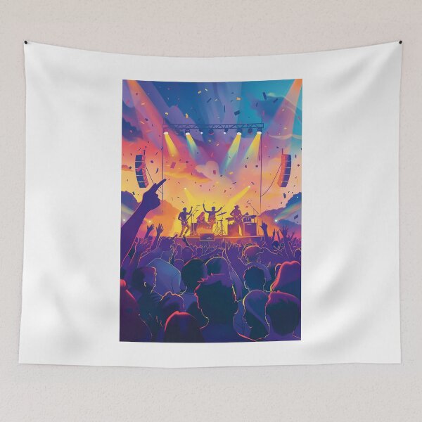 Item preview, Music Madness: The World of Festivals designed and sold by MidArtForge.