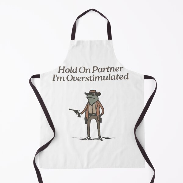 Item preview, Hold On Partner  I'm Overstimulated designed and sold by doorzz.