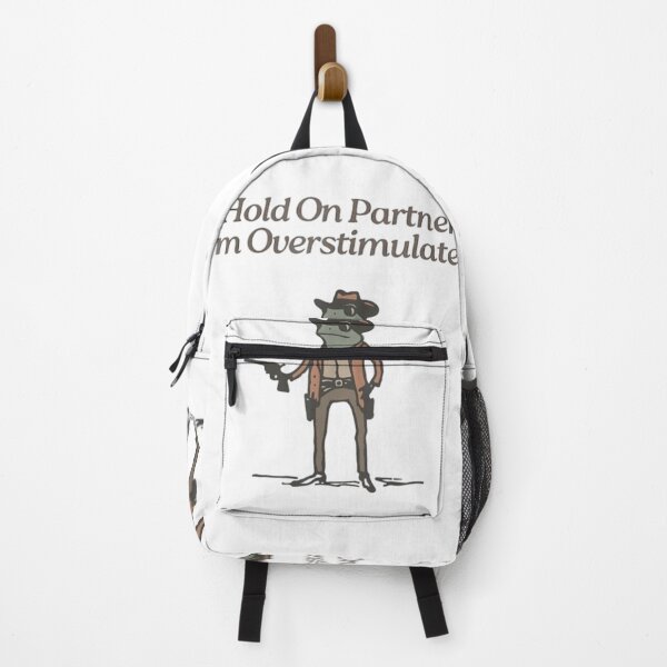 Item preview, Hold On Partner I'm Overstimulated designed and sold by doorzz.