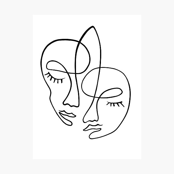 Item preview, Stylish faces designed and sold by 8th-Degree-Art.