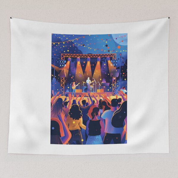 Item preview, Music Madness: The World of Festivals designed and sold by MidArtForge.