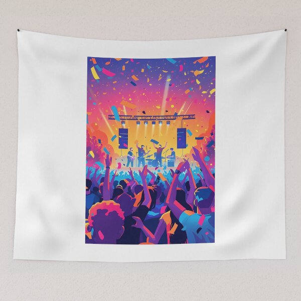 Item preview, Music Madness: The World of Festivals designed and sold by MidArtForge.