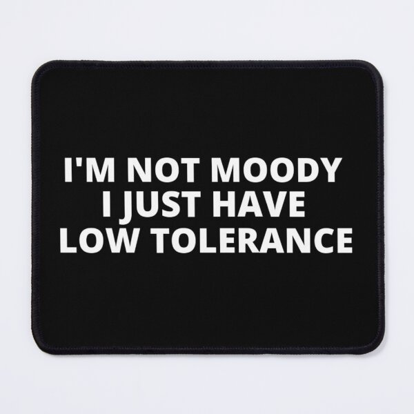 Item preview, I'm not moody t-shirt tee top shirt designed and sold by OAKDEN.