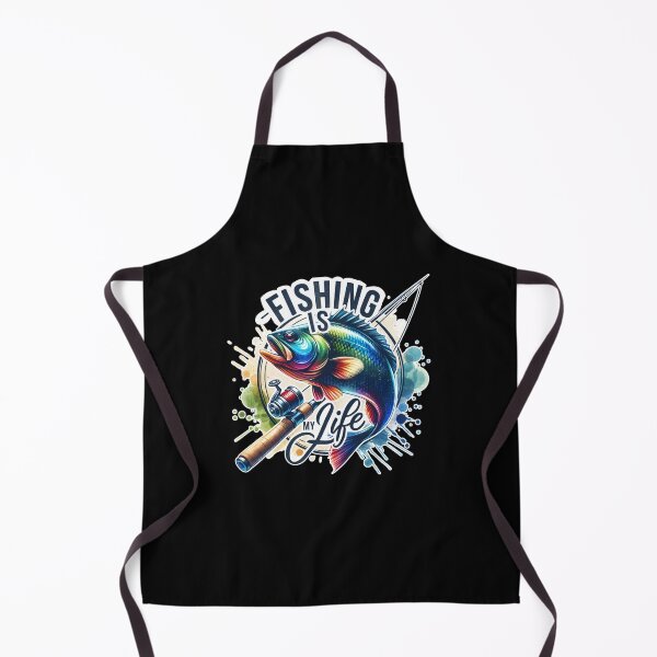 Item preview, "Fishing is My Life – Perfect Design for Anglers and Outdoor Lovers" designed and sold by artedigital99.