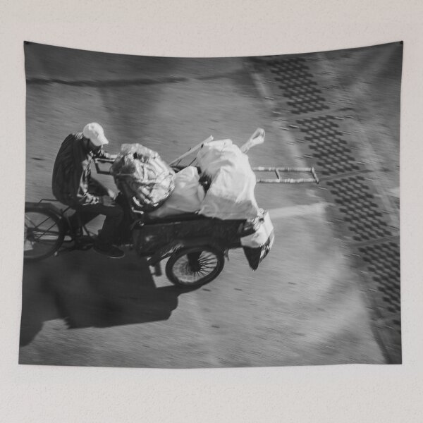 Item preview, Garbage collector on the street designed and sold by carlotoffolo.