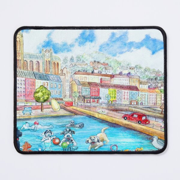 Item preview, Swimming Dogs, Cobh, County Cork, Ireland designed and sold by TikabooTales.