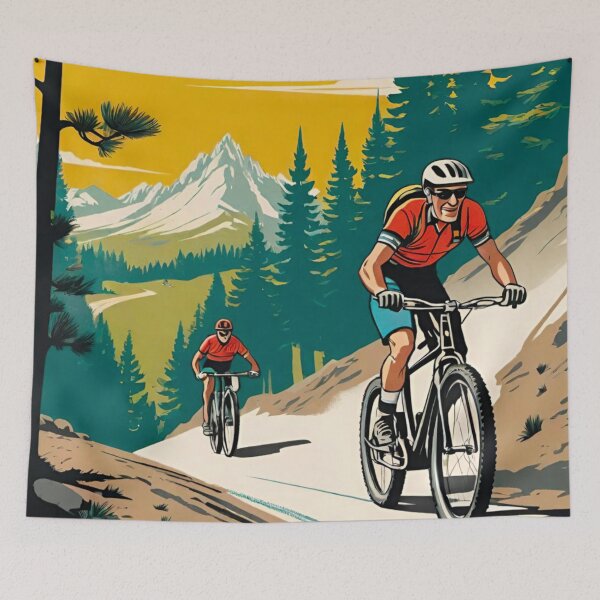 Item preview, Conquering the Uphill MTB Challenge designed and sold by GrizzlyCollective.