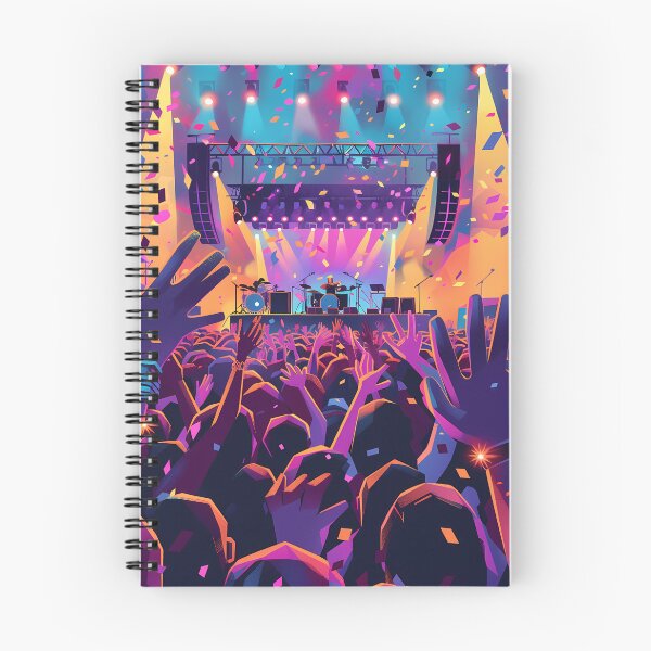 Item preview, Music Madness: The World of Festivals designed and sold by MidArtForge.