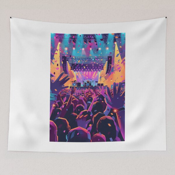 Item preview, Music Madness: The World of Festivals designed and sold by MidArtForge.