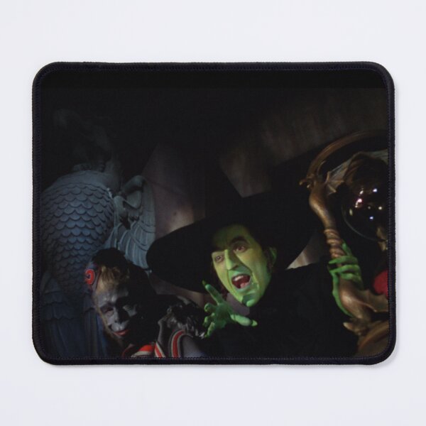 Item preview, colorized wiked  witch print wizard oz reworked monkey flying designed and sold by mystic lady vintage art and fashion designs.
