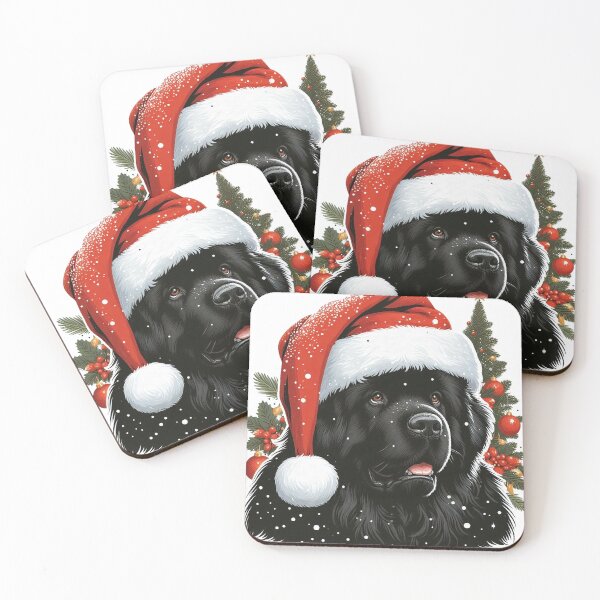 Item preview, Newfoundland Dog Xmas designed and sold by vectcd.
