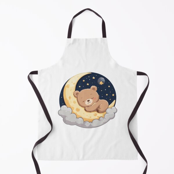 Item preview, Cute Bear Sleeping on the Moon designed and sold by MaateoDesign.