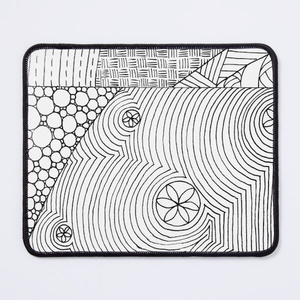 Item preview, Fine Liner Pattern Chaos Drawing III designed and sold by lynnbowersart.