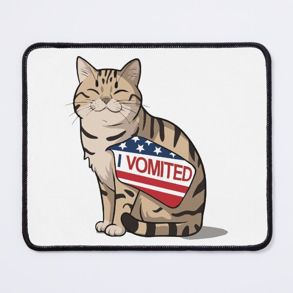 Item preview, I Vomited Funny cat designed and sold by SleekVisuals.
