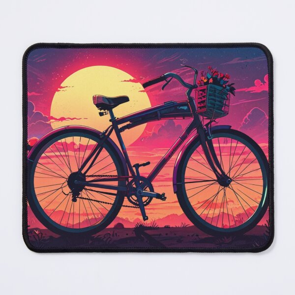 Item preview, Retro Bicycle Sunset designed and sold by RoamRipple.
