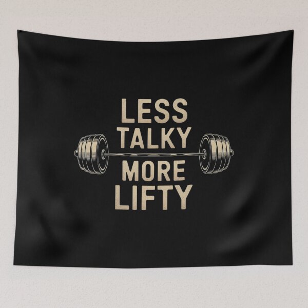 Item preview, Less Talky More Lifty designed and sold by Flying Alligator.