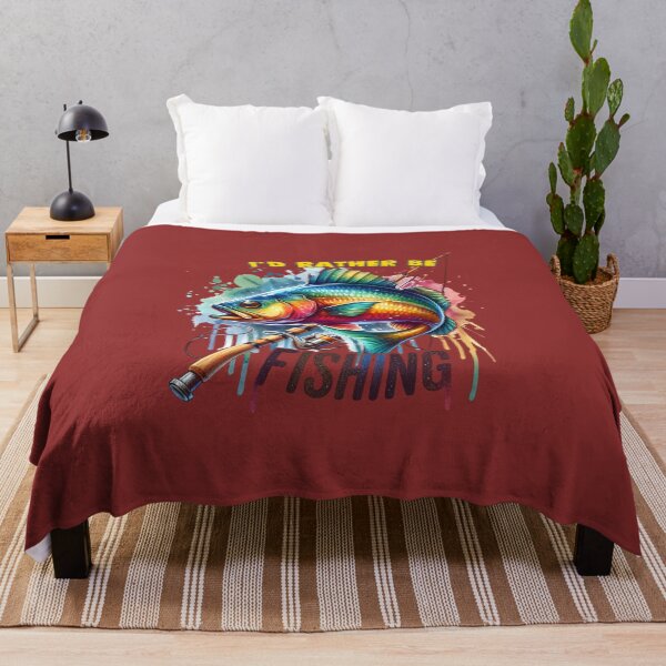Item preview, "I'd Rather Be Fishing – Perfect Design for Anglers and Outdoor Enthusiasts" designed and sold by artedigital99.