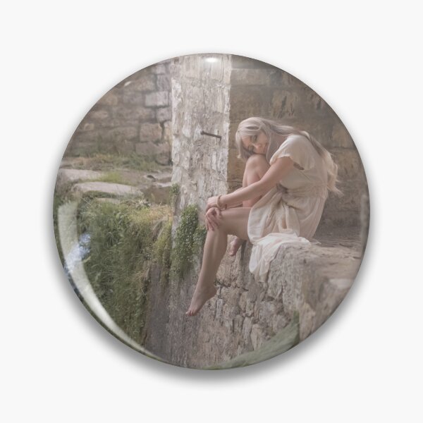 Item preview, Romantic girl in a fairy tale: under the ancient bridge designed and sold by claudiacontena.