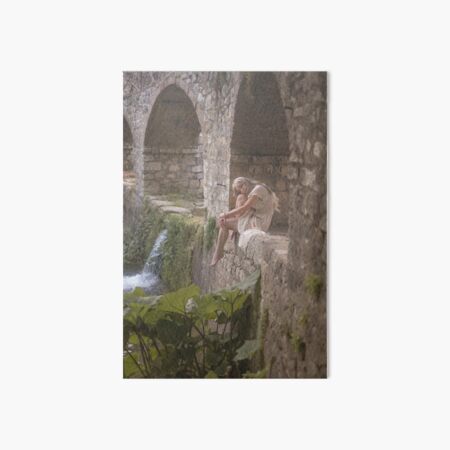 Item preview, Romantic girl in a fairy tale: under the ancient bridge designed and sold by claudiacontena.