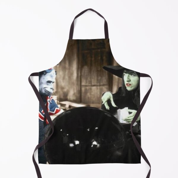 Item preview, naughty monkey tag team wicked witch colorized oz wizard print designed and sold by mystic lady vintage art and fashion designs.