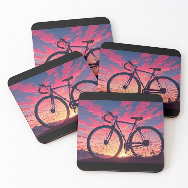 Item preview, Retro Bicycle Sunset II designed and sold by RoamRipple.