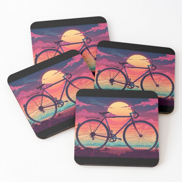 Item preview, Retro Bicycle Sunset III designed and sold by RoamRipple.