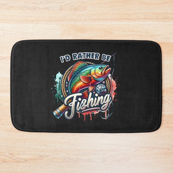Item preview, I'd Rather Be Fishing – Perfect Design for Anglers and Outdoor Enthusiasts designed and sold by artedigital99.
