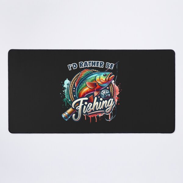 Item preview, I'd Rather Be Fishing – Perfect Design for Anglers and Outdoor Enthusiasts designed and sold by artedigital99.
