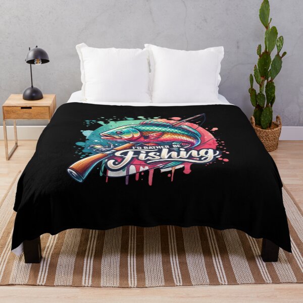 Item preview, I'd Rather Be Fishing – Perfect Design for Anglers and Outdoor Enthusiasts designed and sold by artedigital99.